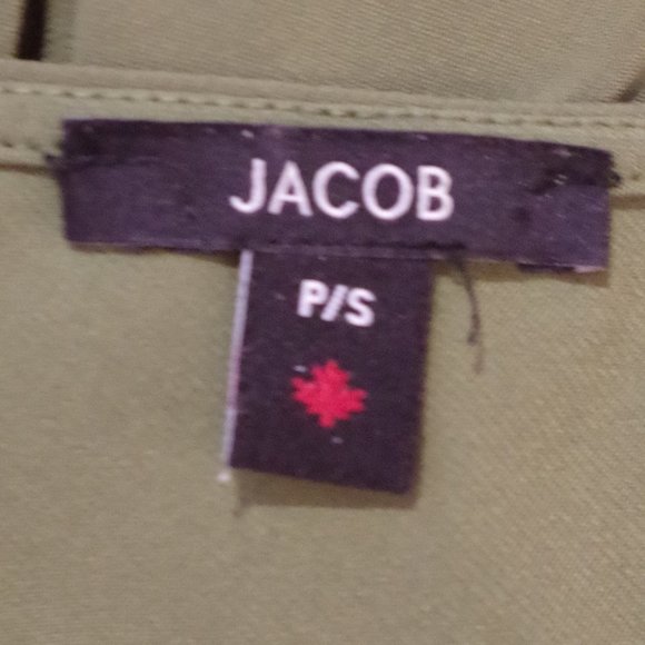 Jacob "Avocado" Cowl Neck Ruched Stretch Dress- Sz. Sm - Picture 5 of 5